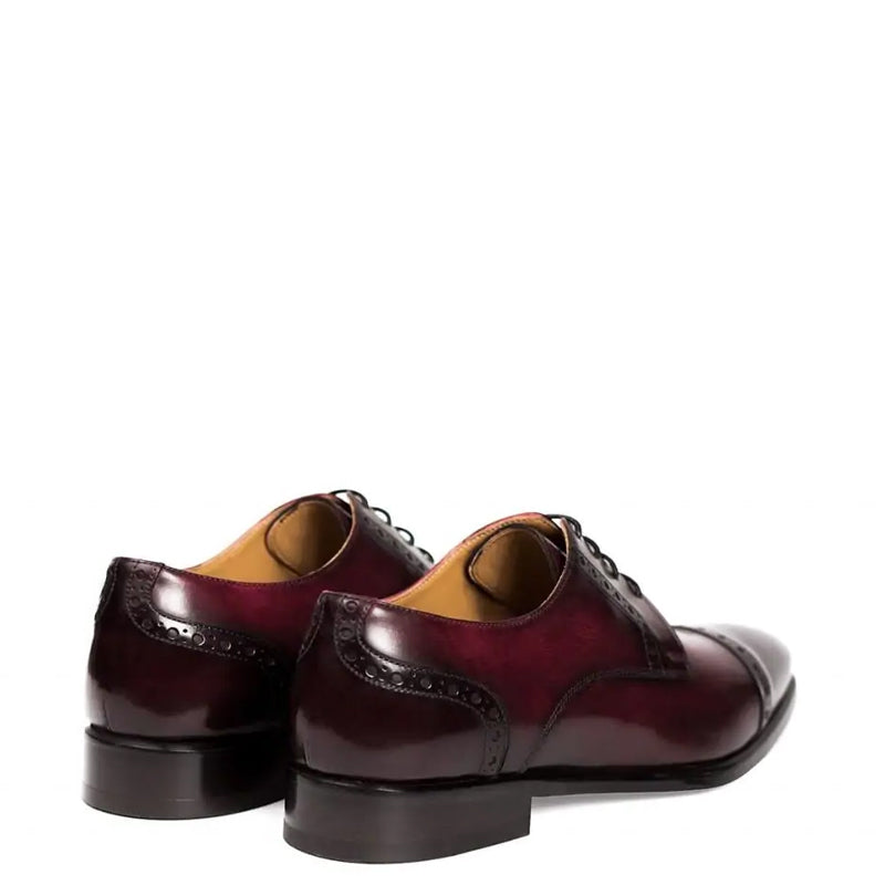 Premium Wholecut Leather Formal Oxford Burgundy Shoe