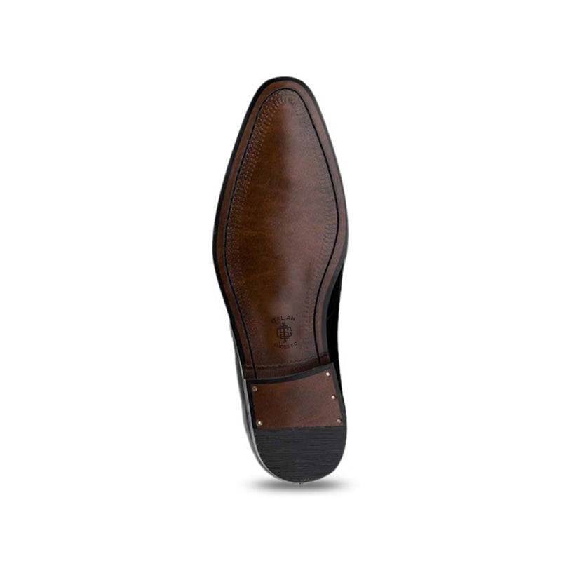 Polished Leather Penny Brown Loafer For Men