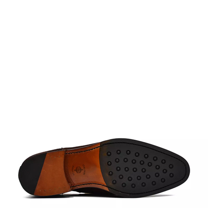 Luxury Suede Italian Leather Chelsea Boot Brown