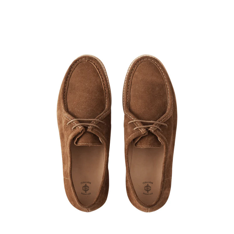 Handmade Tan Suede Leather Formal Derby Shoe