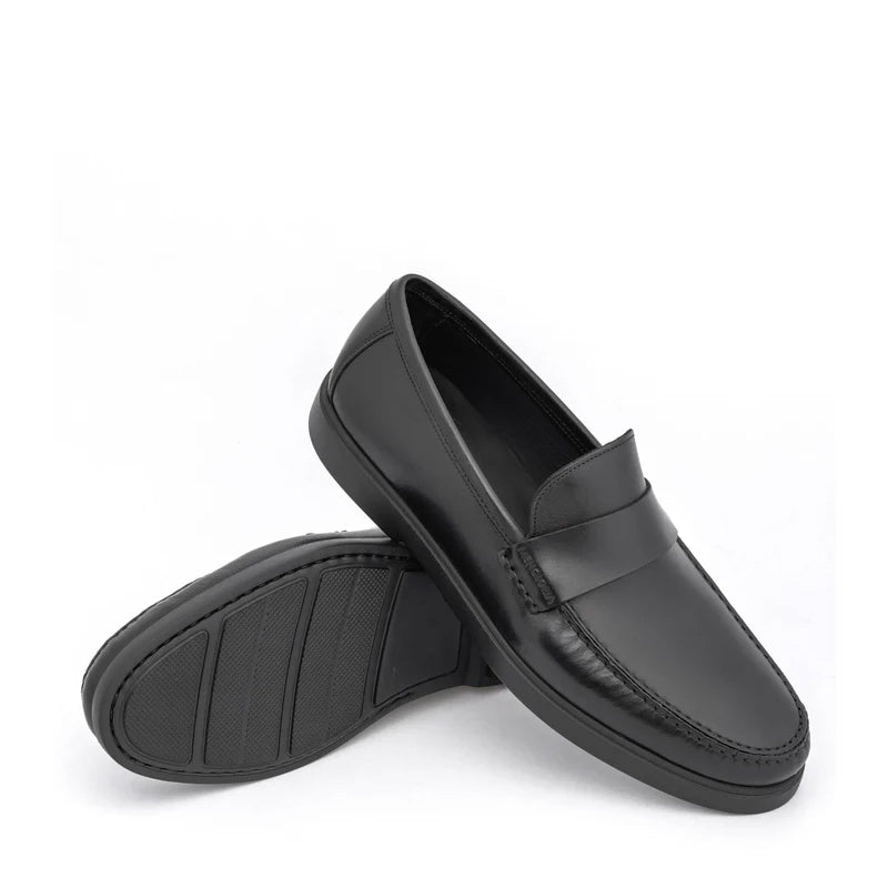 Premium Slip-On Penny Black Loafer