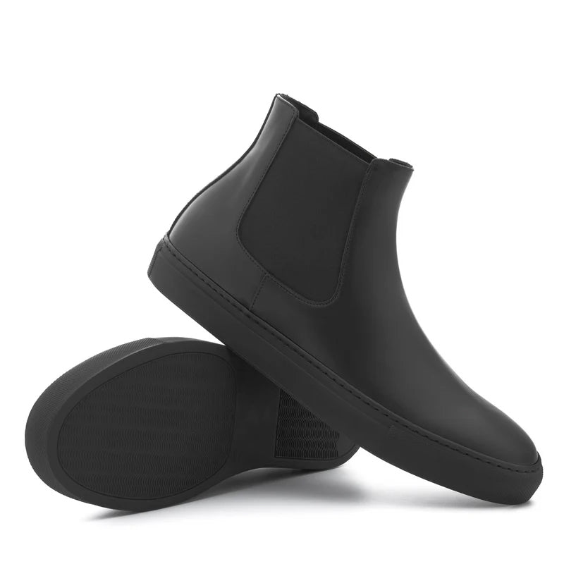 Leather Chelsea Ankle Boots For Men
