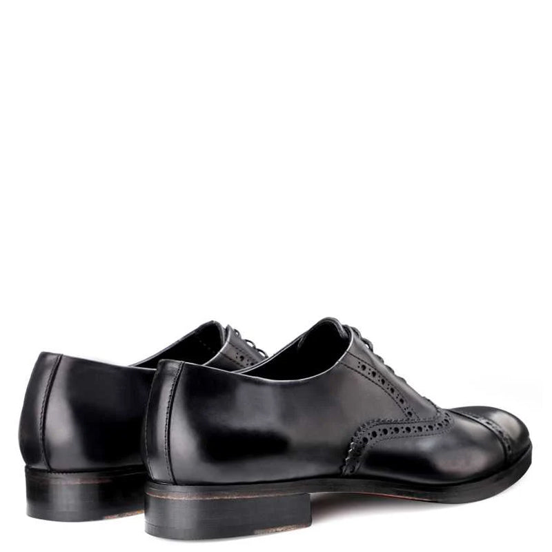 Pure Italian Leather Oxford Shoes For Men