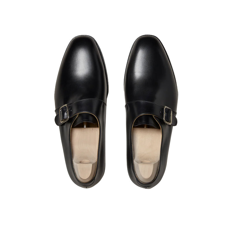 Classic Brown Monk Strap Leather Shoe