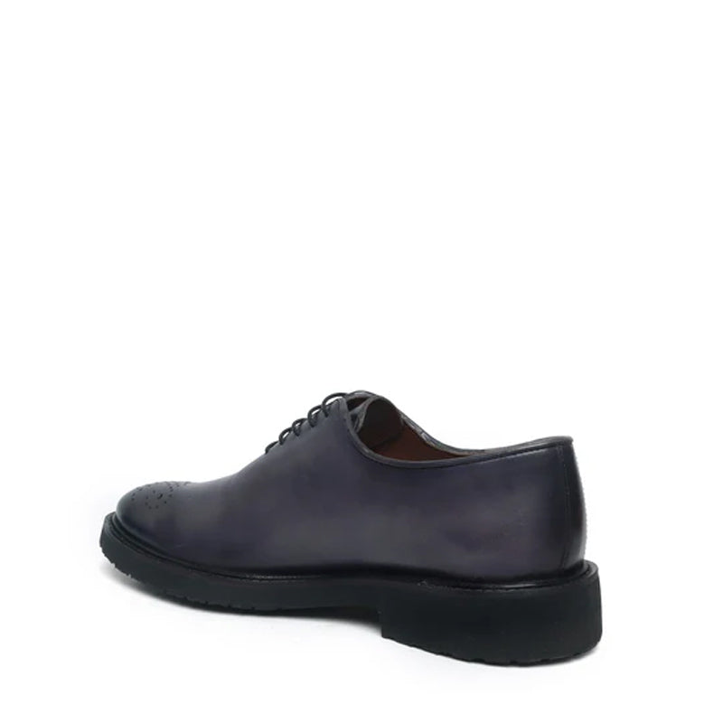 Men Wholecut Lace-UP Leather Oxford Tan/Brown Shoe