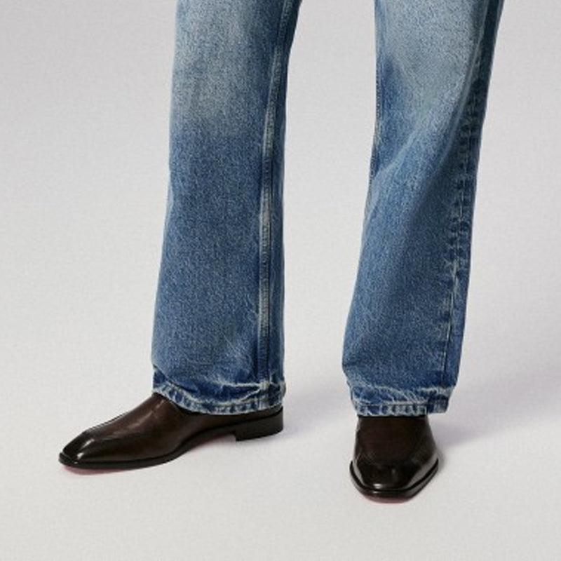 Classic Chelsea Chocolate Brown Leather Pointed Toe Boot