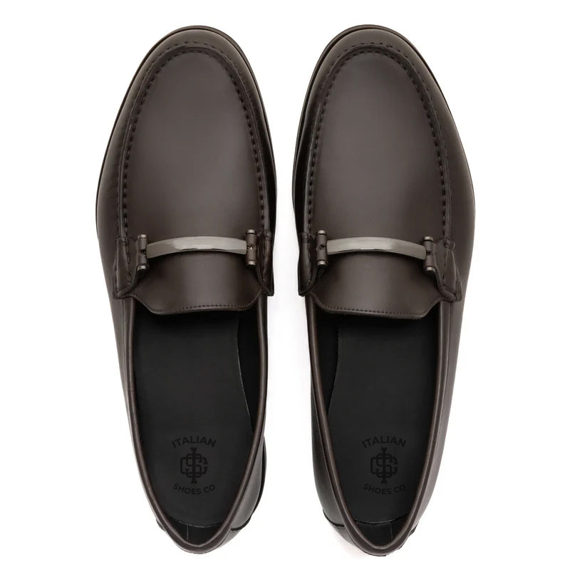 Classy Slip-On Leather Black Loafer
