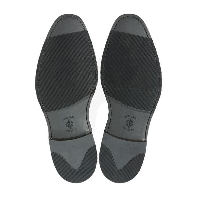 Patent Leather Chelsea Black Boot For Men