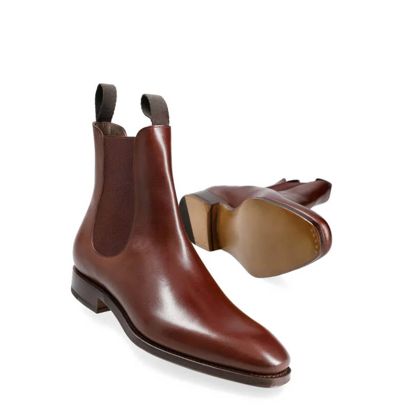 Midnight Classic Pure Italian Leather Chelsea Boots