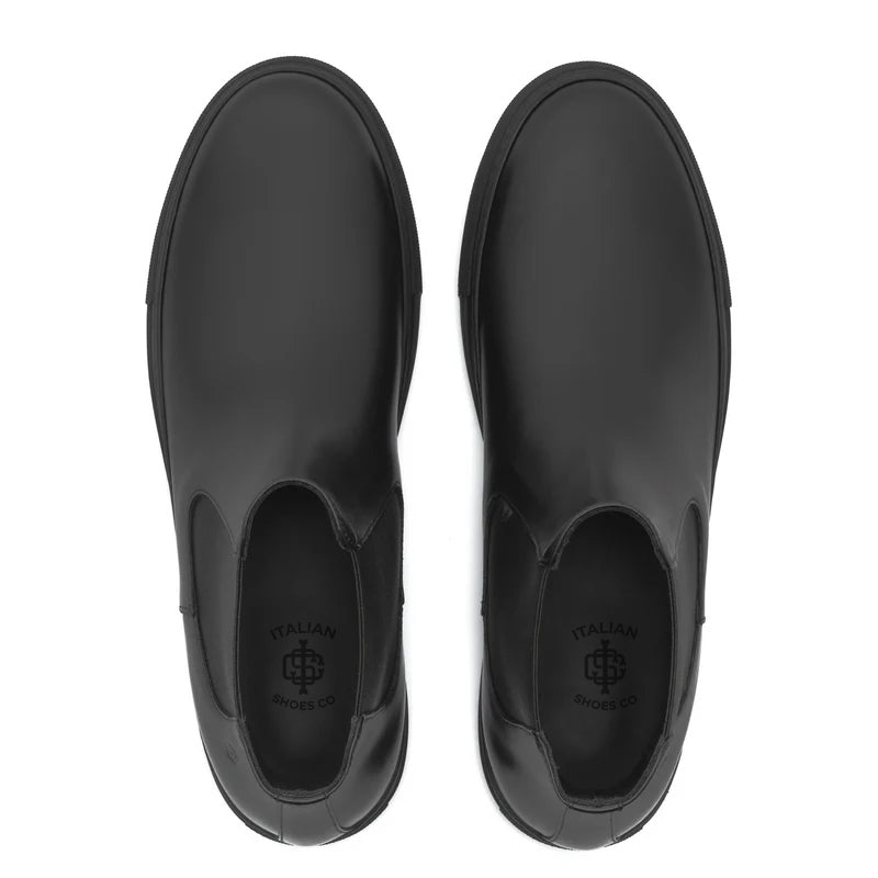 Leather Chelsea Ankle Boots For Men