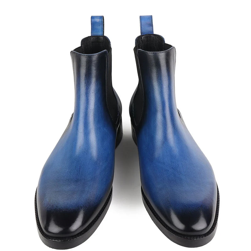 Patina Classic Leather Chelsea Boots