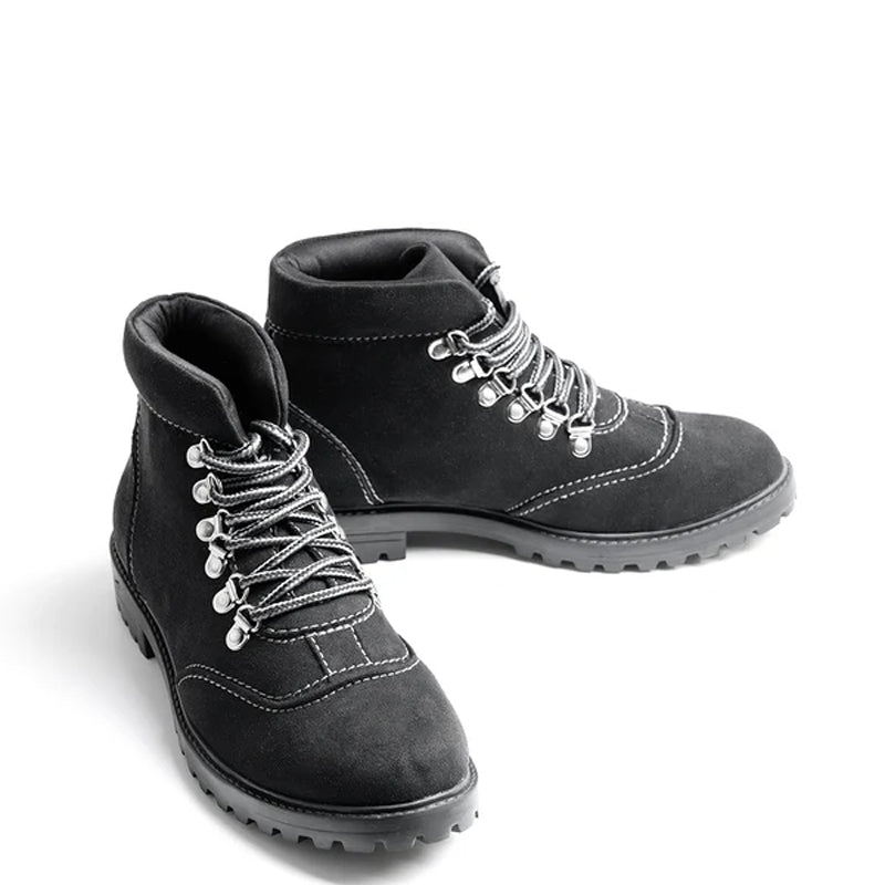 Men Suede Leather Fashion Hiking Ankle Boots