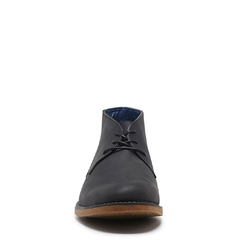 Classic Pure Leather Handmade Black Chukkas Boot