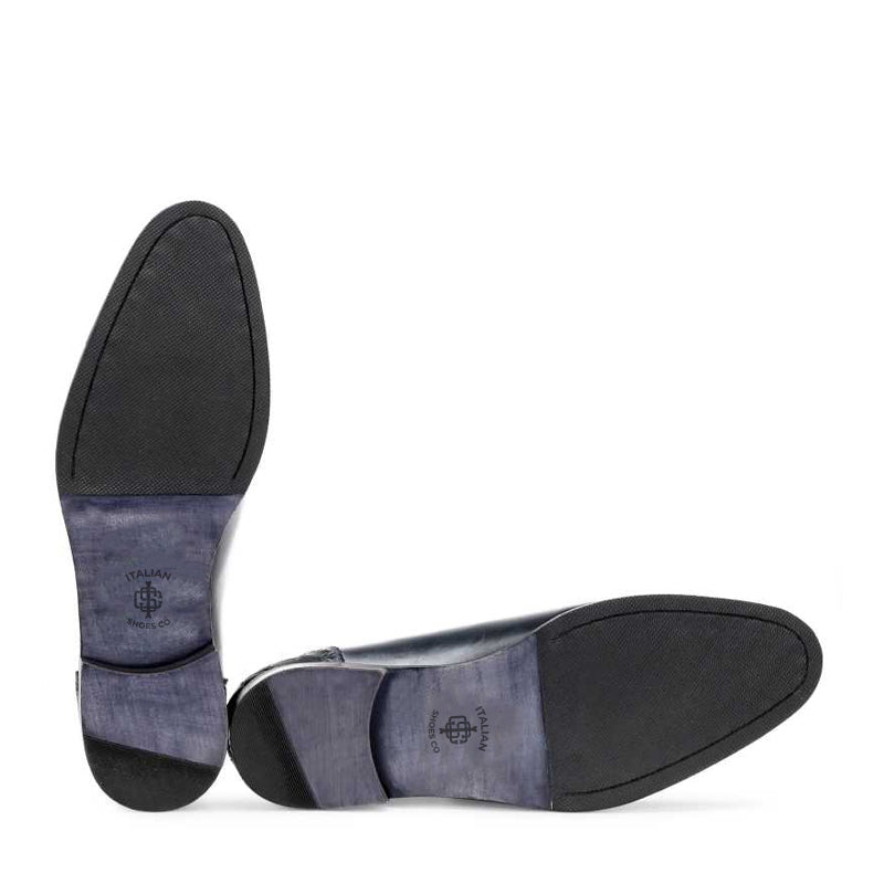 Men Croco Captoe Leather Handmade Oxford Shoes