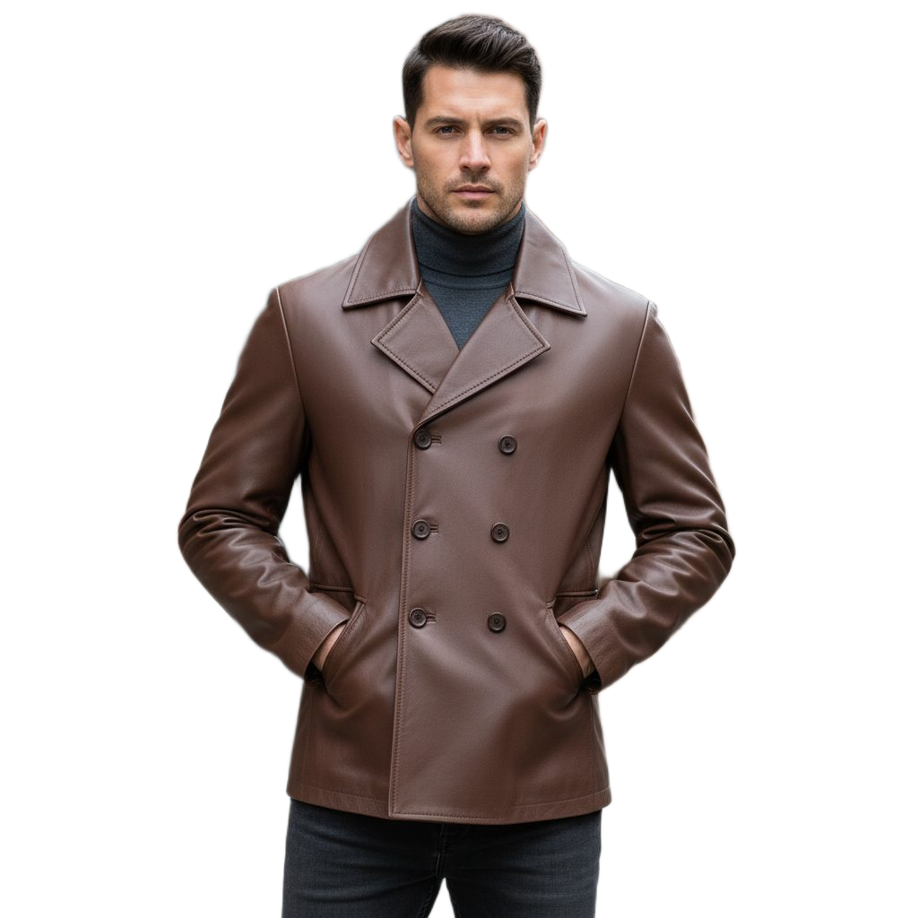 Deleno Leather Blazer