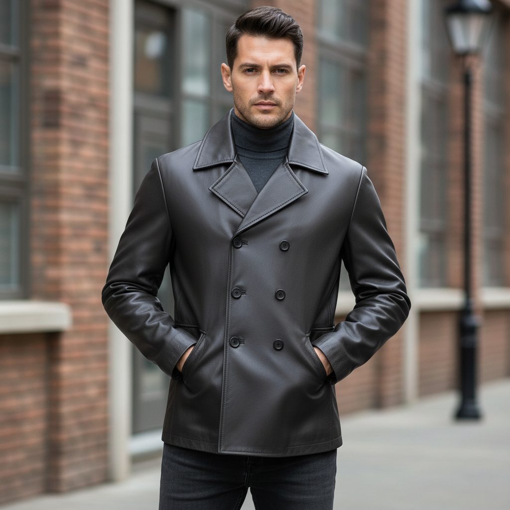 Deleno Leather Blazer