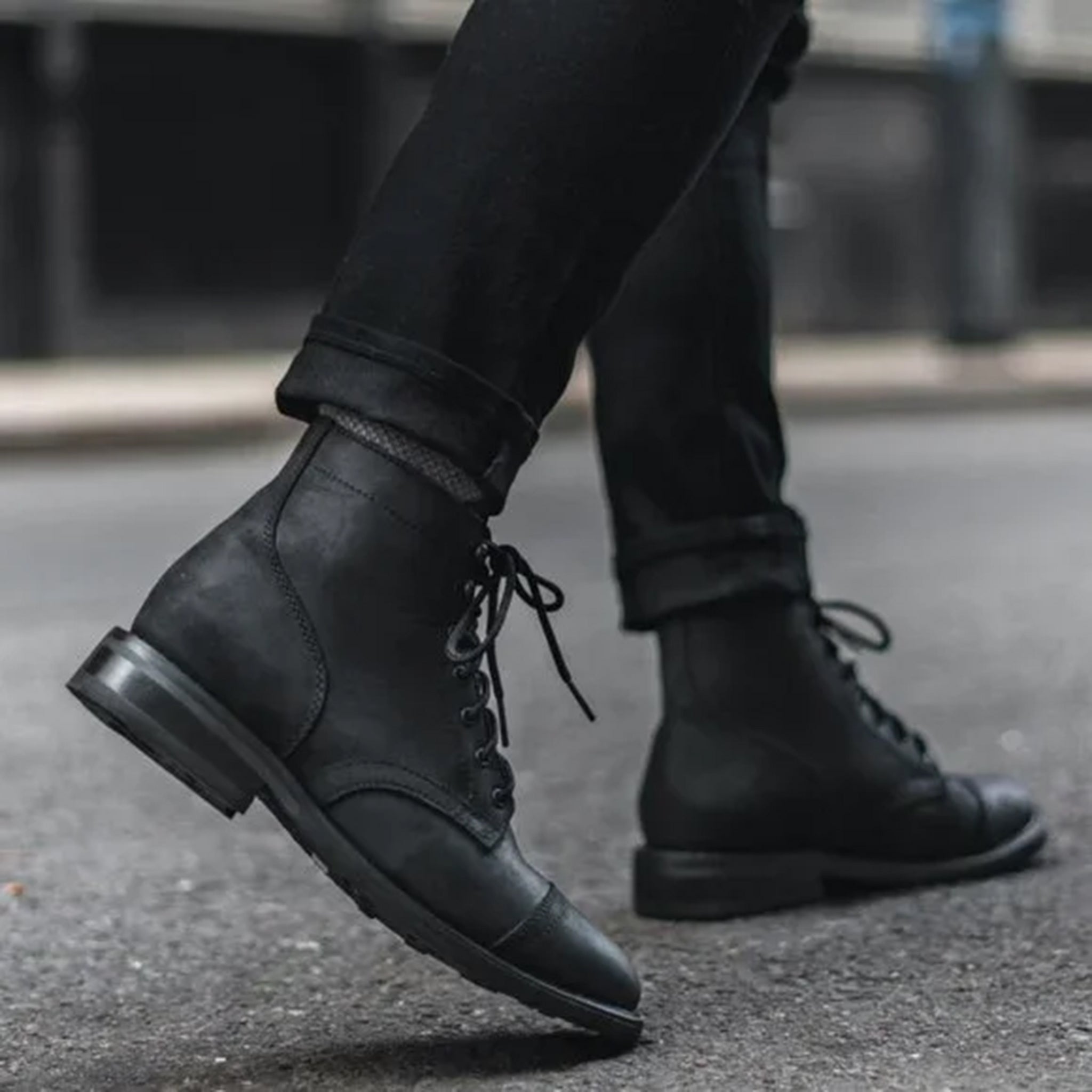 Captain Cap Toe Ankle Boots