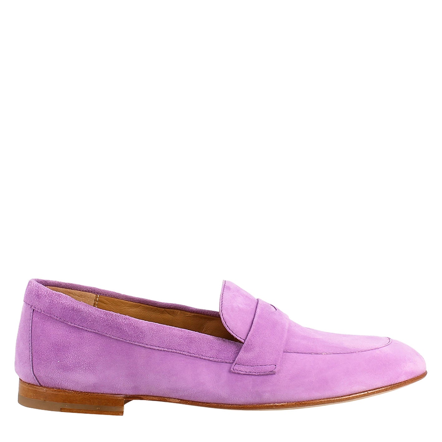 Lilac Suede Woman's Moccasin