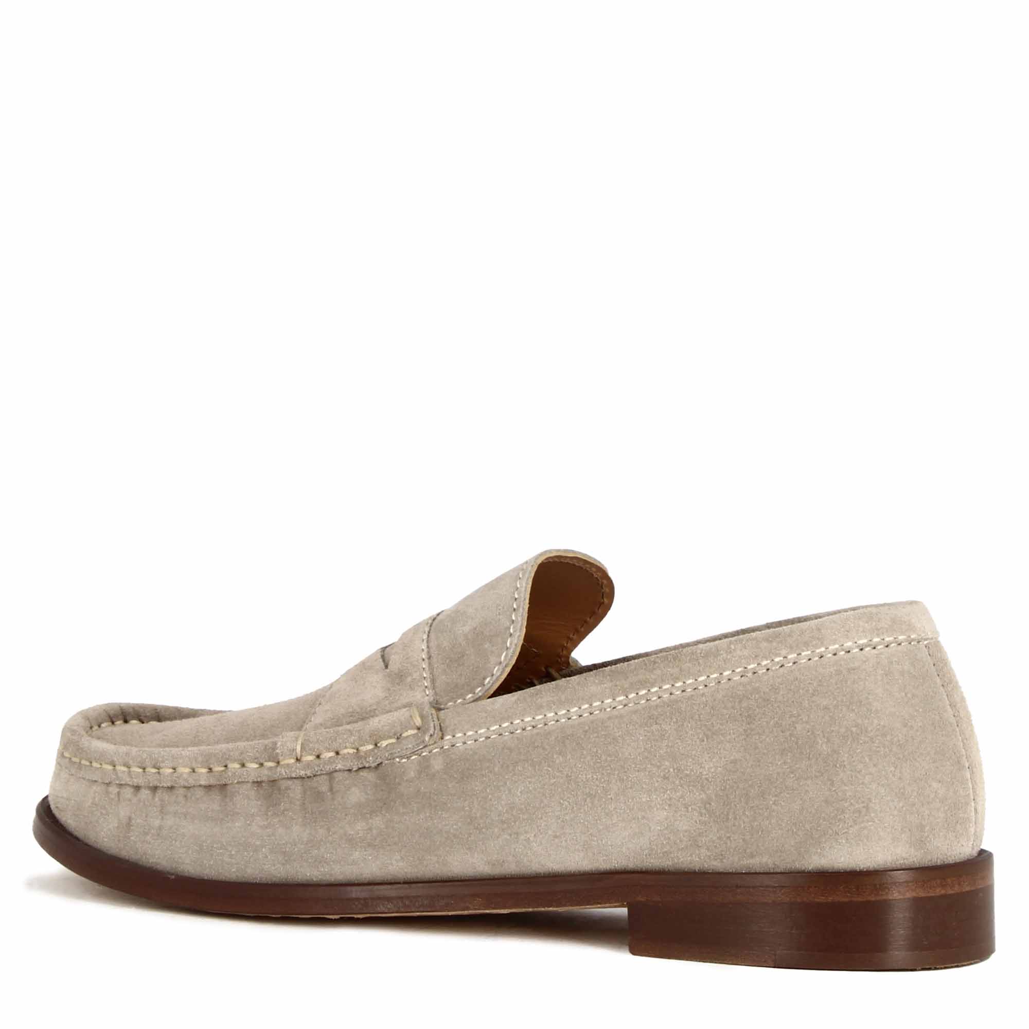 penny  Suede Leather Loafer