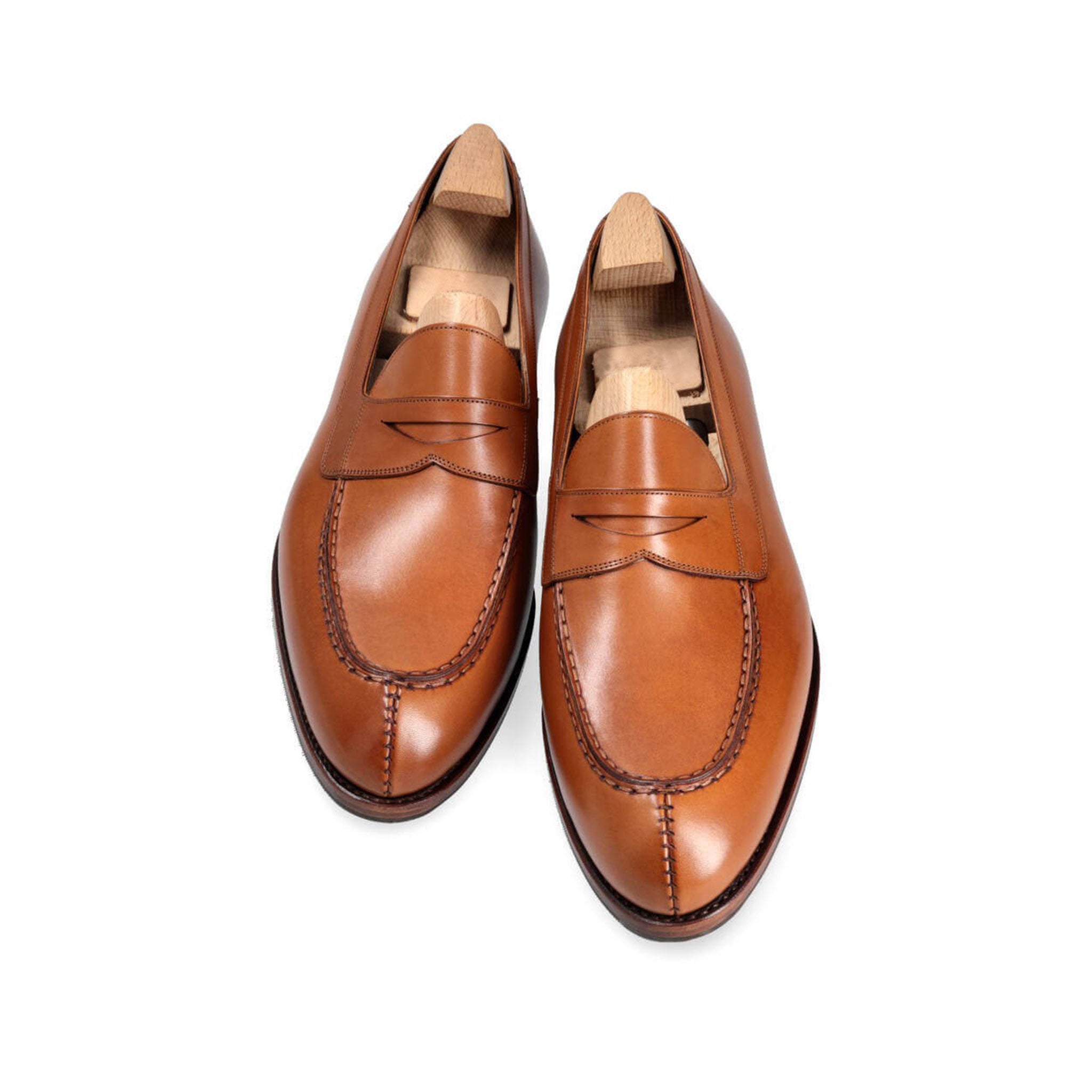 Tan Vegano Penny Loafers