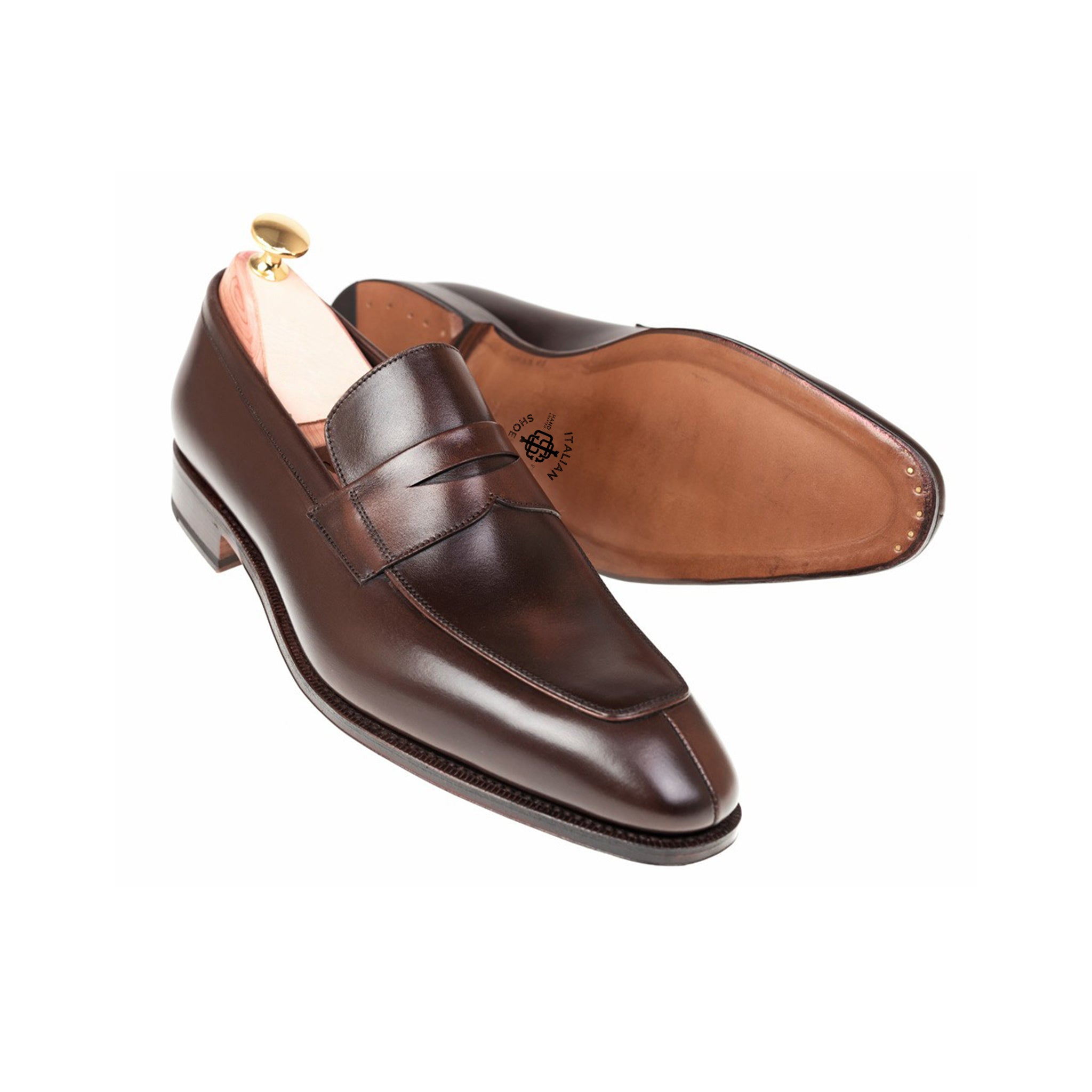 Cocoa Brown Penny Loafers