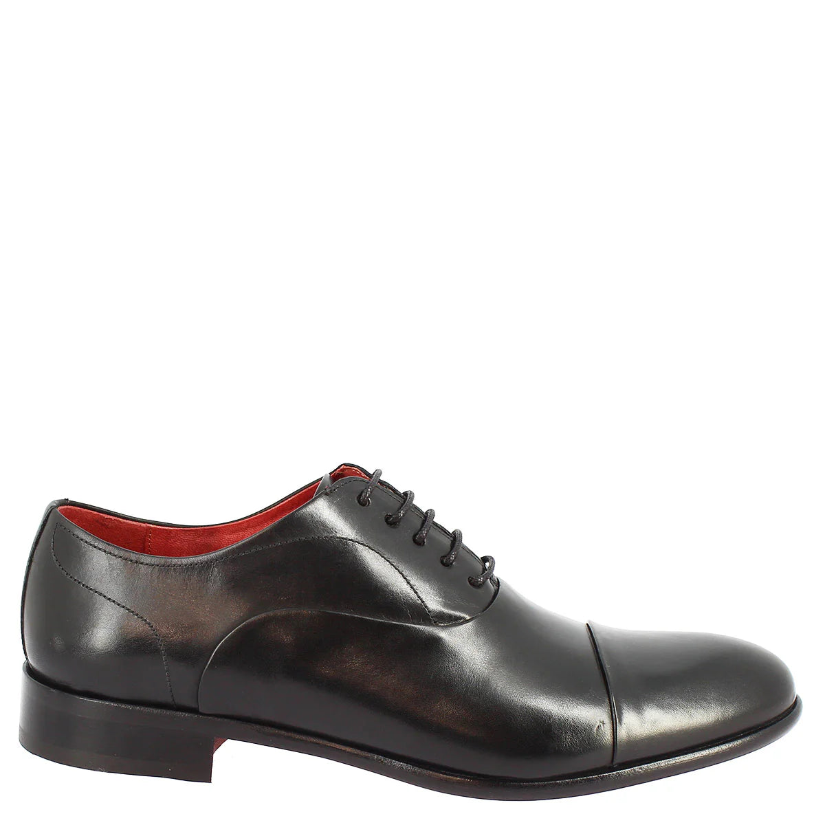 Black Calf Leather Lace-up Shoes