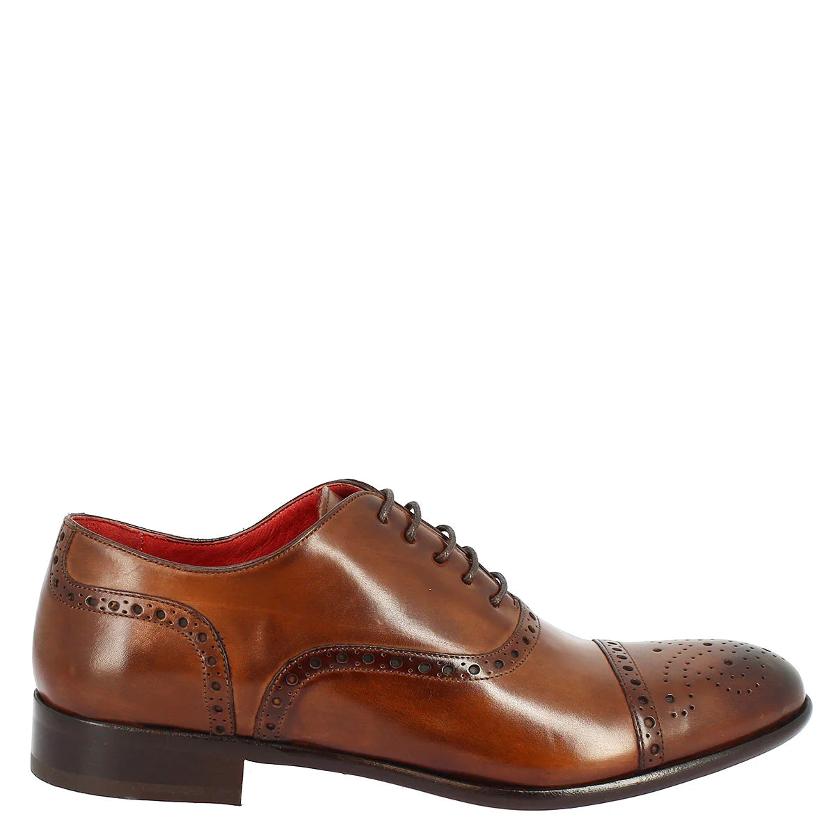 Brandy Leather Brogues Shoes