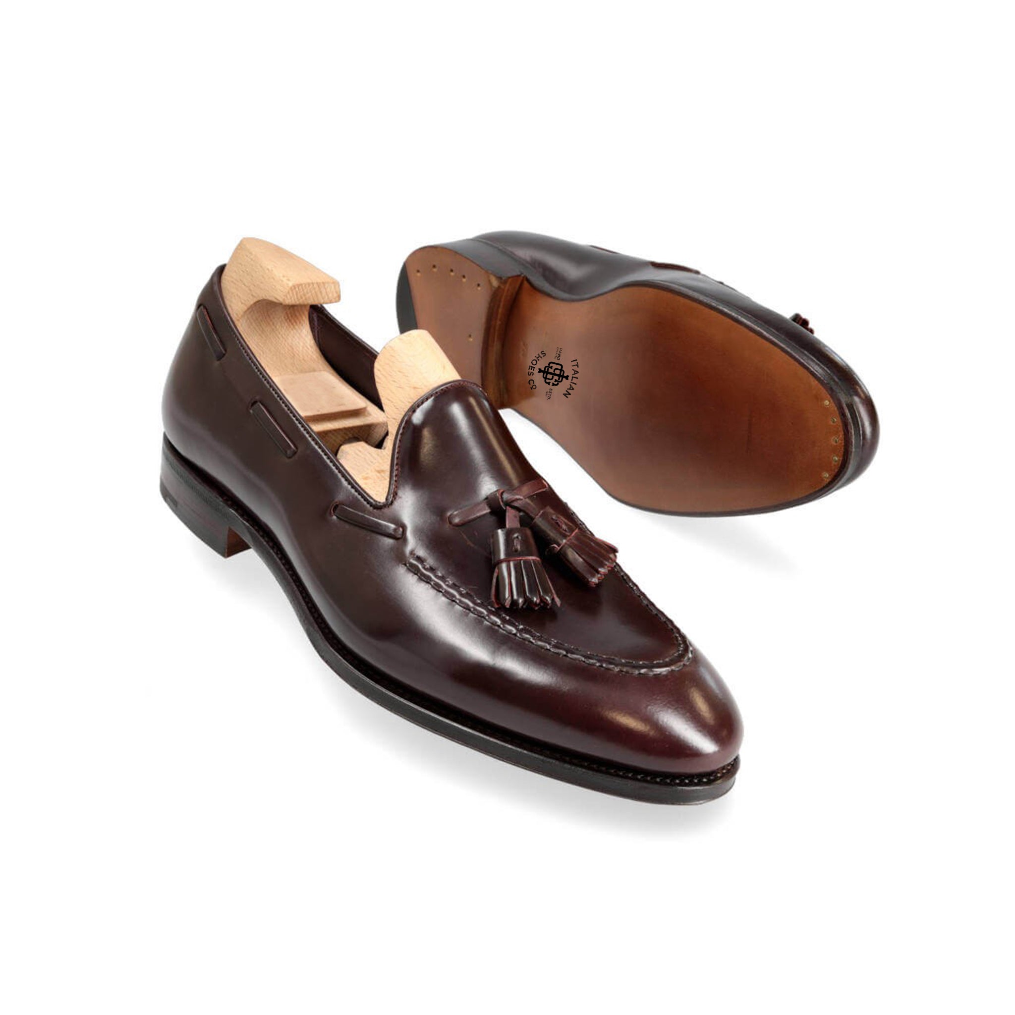 Burgundy Cordovan Tassel Loafer