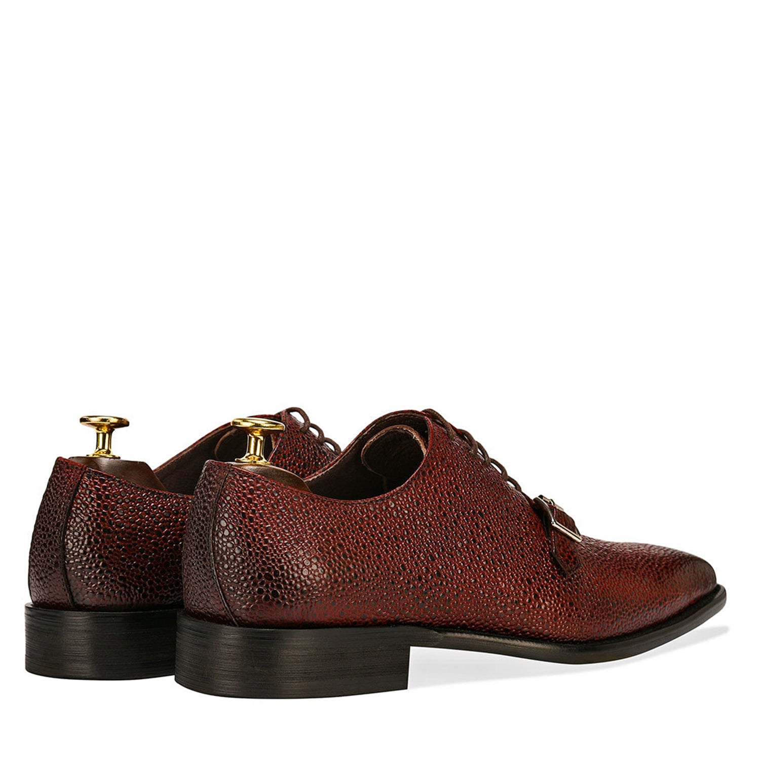 Stingray Leather Oxford Brown Shoes