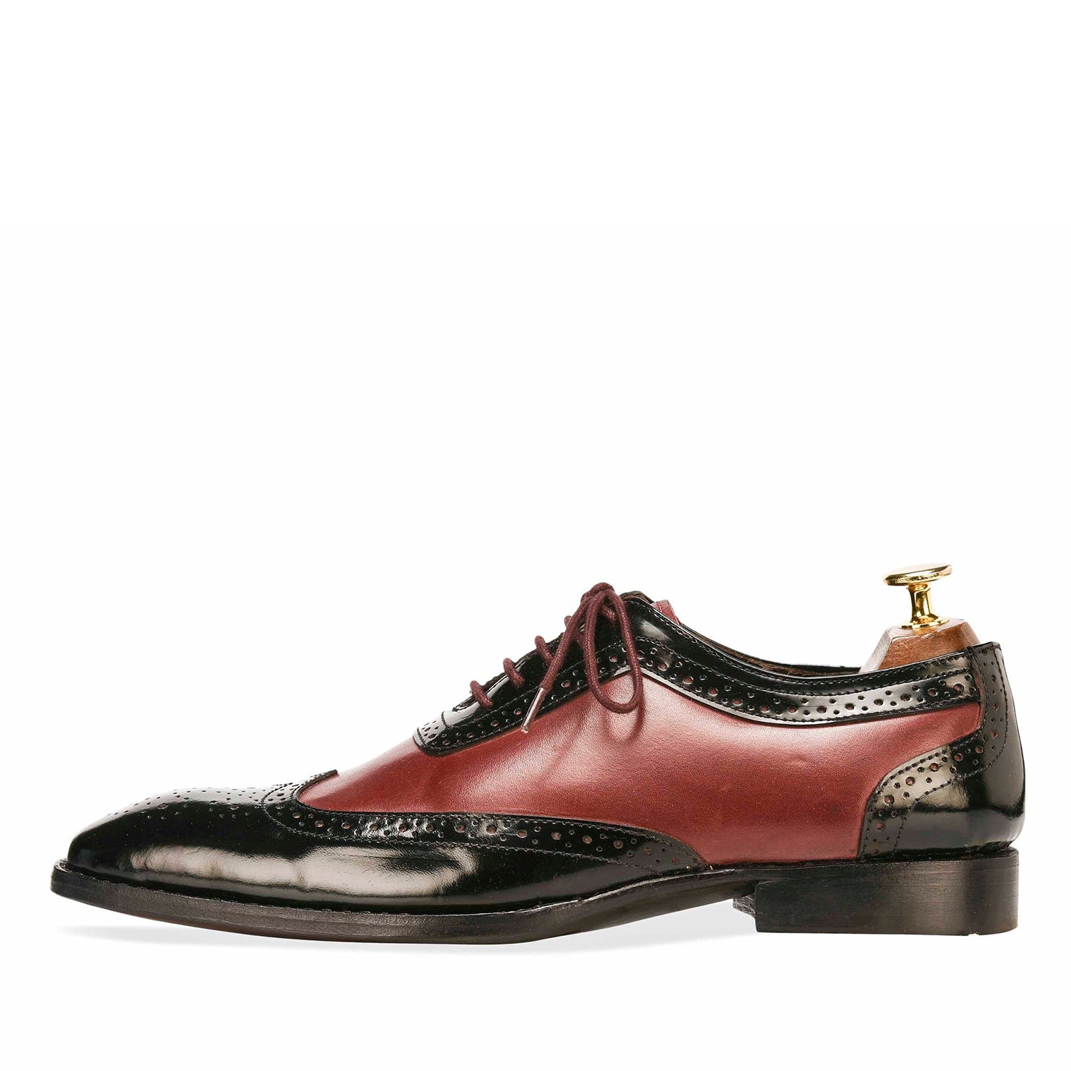 Cherokee Brogues Cherry & Black
