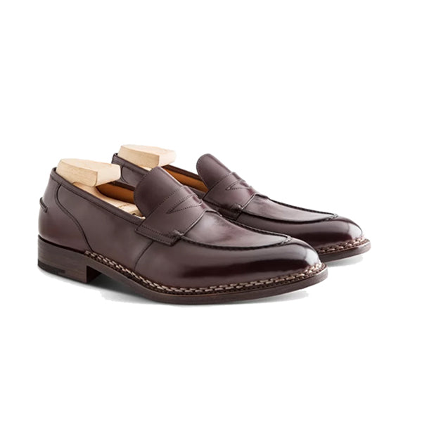 Loafer Burgundy Leather shoes in India