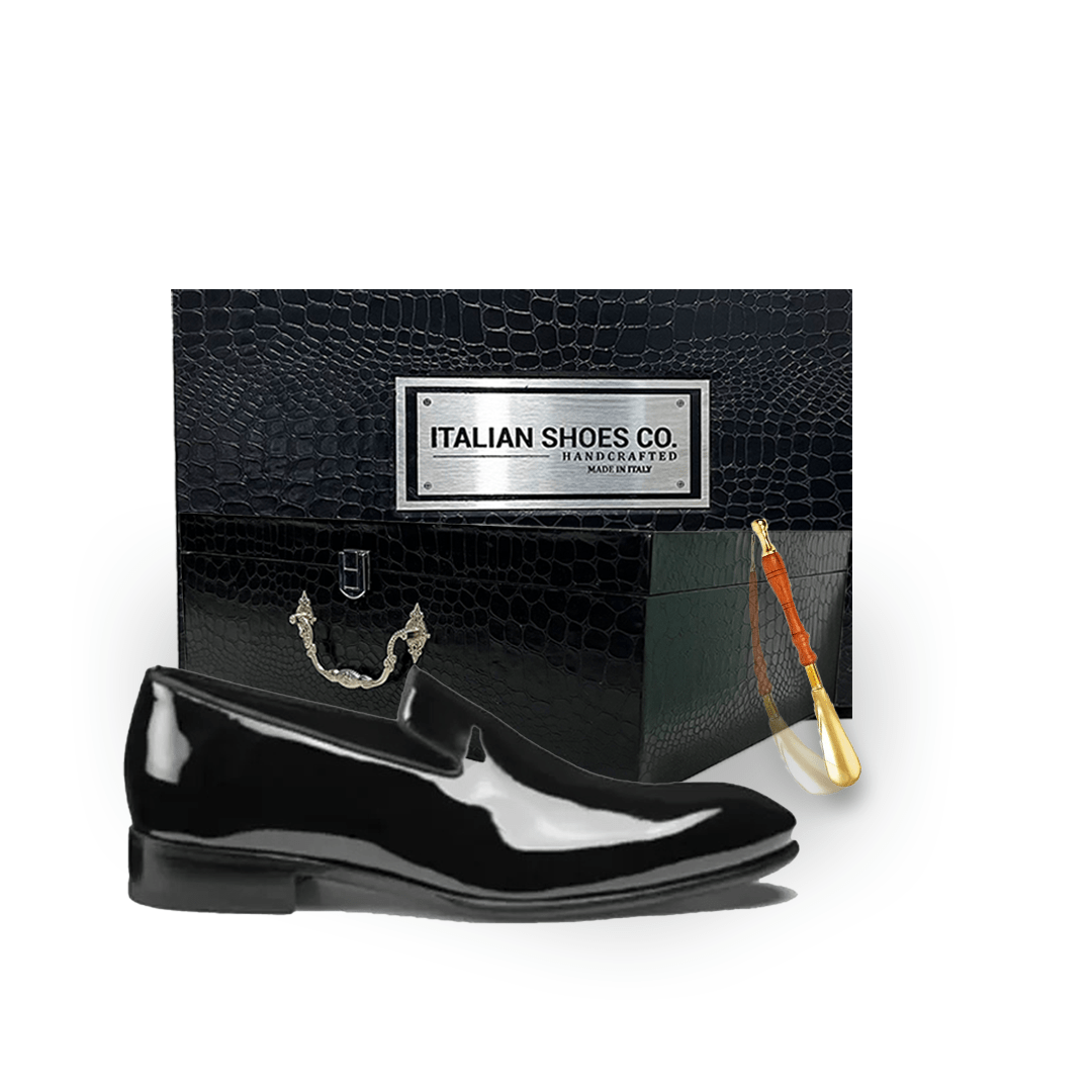 Classic Black Leather Loafer