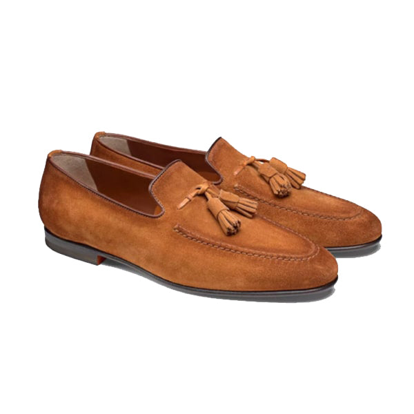 Classic Design Brown Suede Loafer