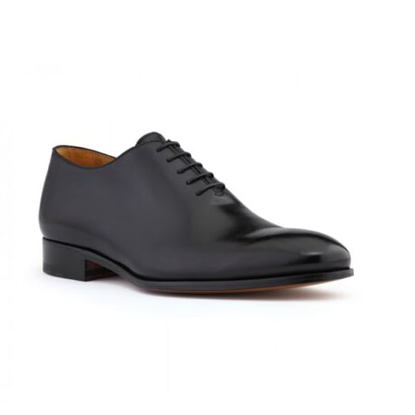 Captoe Diablo Dress up Black Grain Leather Shoes