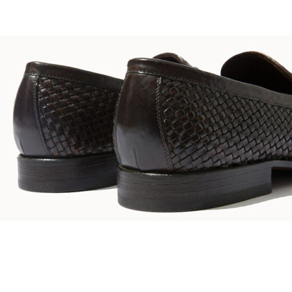 Penny Weaved Leather Loafer