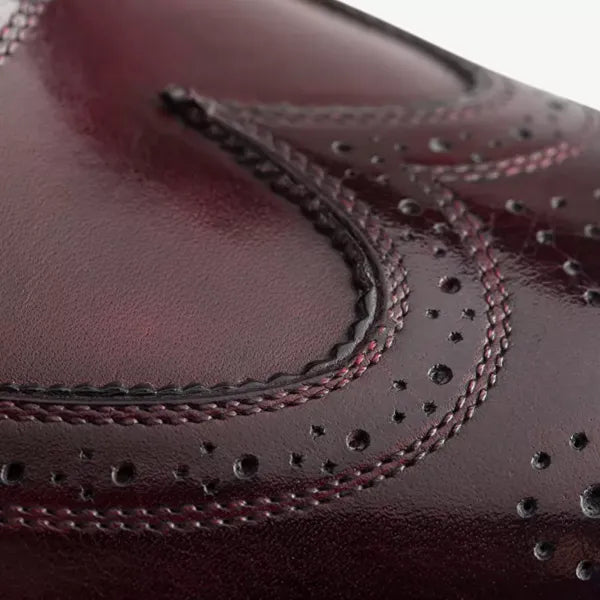 Oxford Bordeaux Leather Shoes