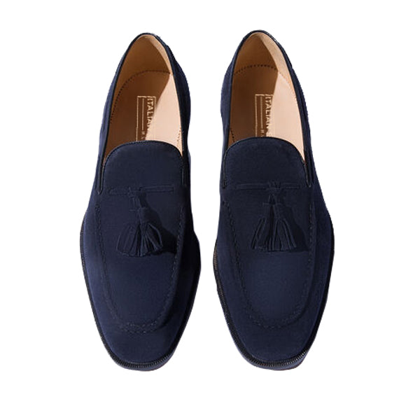 Suede Tassel Loafer