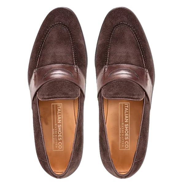 Penny Loafer in Suede Leather