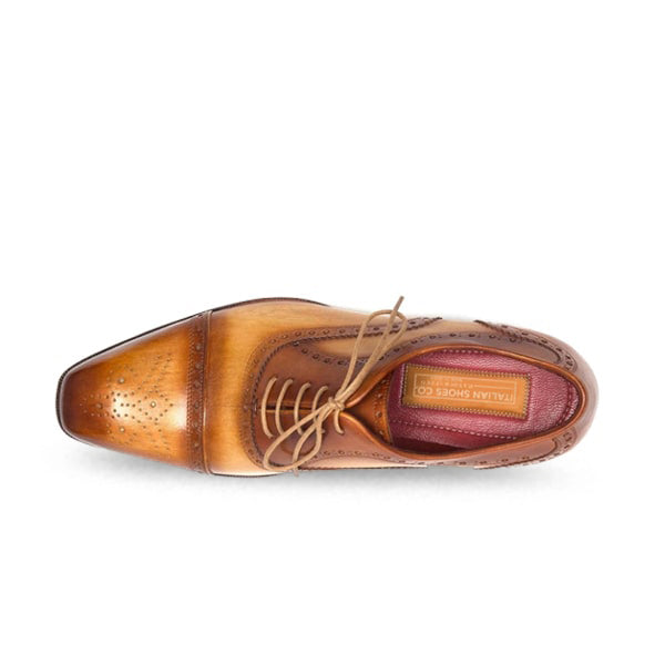 Oxford Brown Leather Handcrafted Shoes