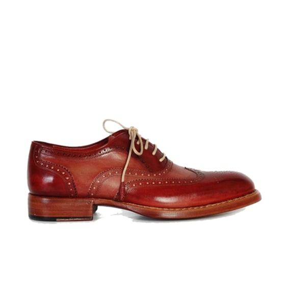Wingtip Oxford Leather Lace Up Shoes