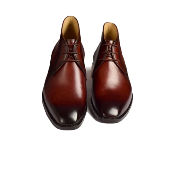 Derby Chukka Brown Leather Boots