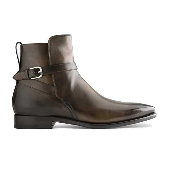Jodhpur Boots Italian Leather Shoes For Man 635