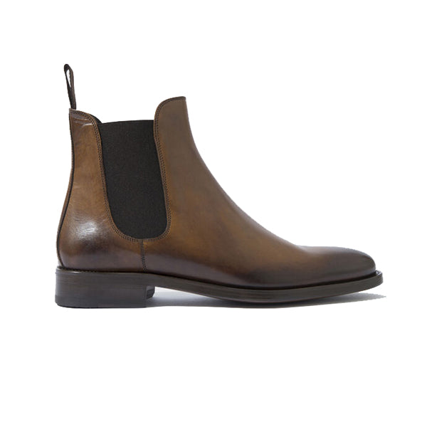 Classic Chelsea Round Toe Shade Tan Boots 652