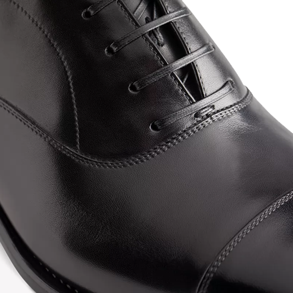 Oxfords Black Italian Leather Men Shoes