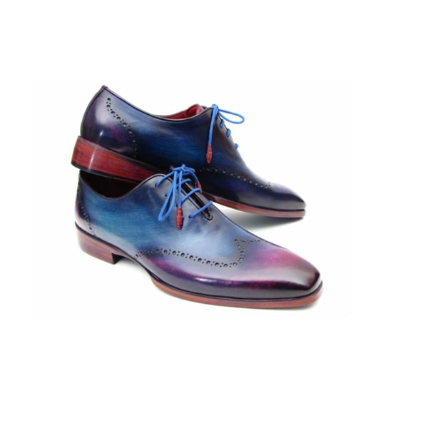 Wingtip Oxford Blue Lace Up Shoes