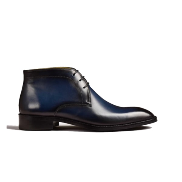 Derby Blue Chukka Ankle Boots