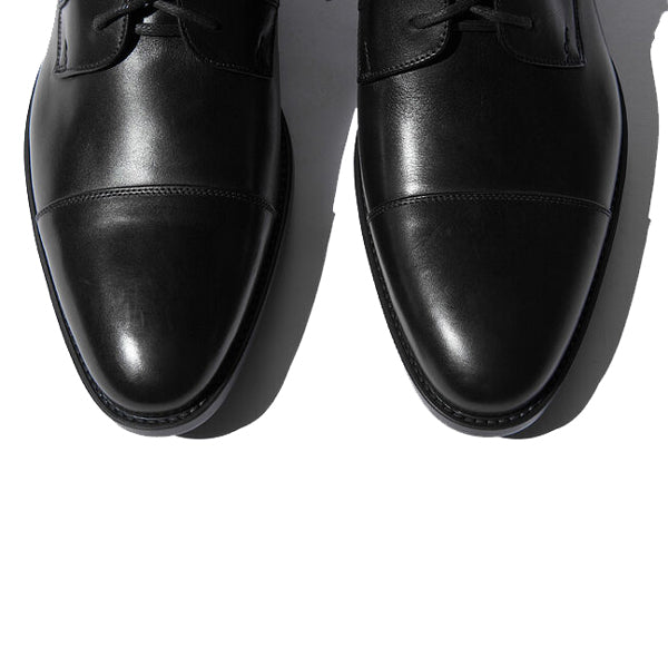 Derby Classy Black Leather High Ankle Boots