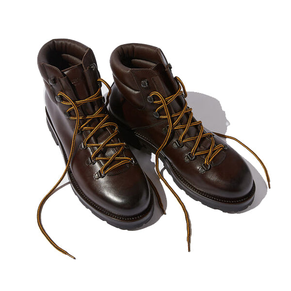 Dark Brown Leather Ankle Boots