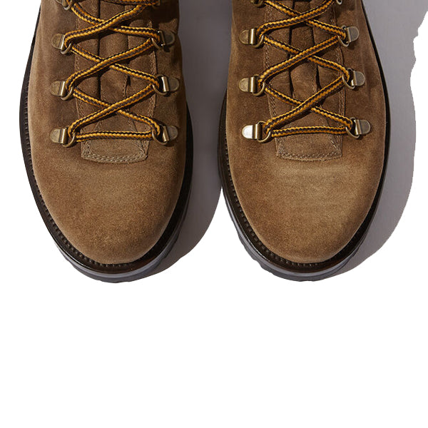 Suede Brown Leather Ankle Boots