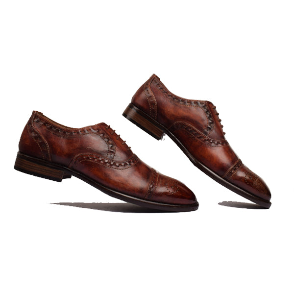 Wingtip Captoe Shoes for men